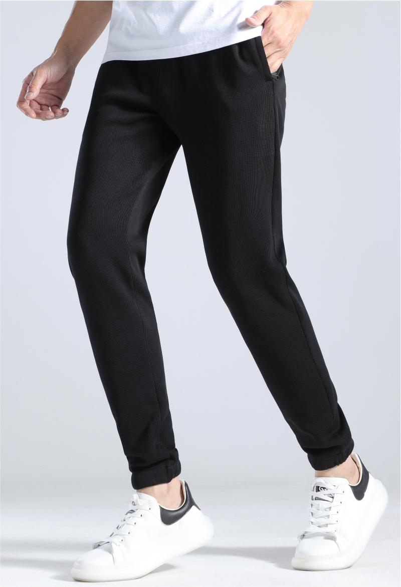 721802# Xinjiang cotton knitted ankle trousers 350g