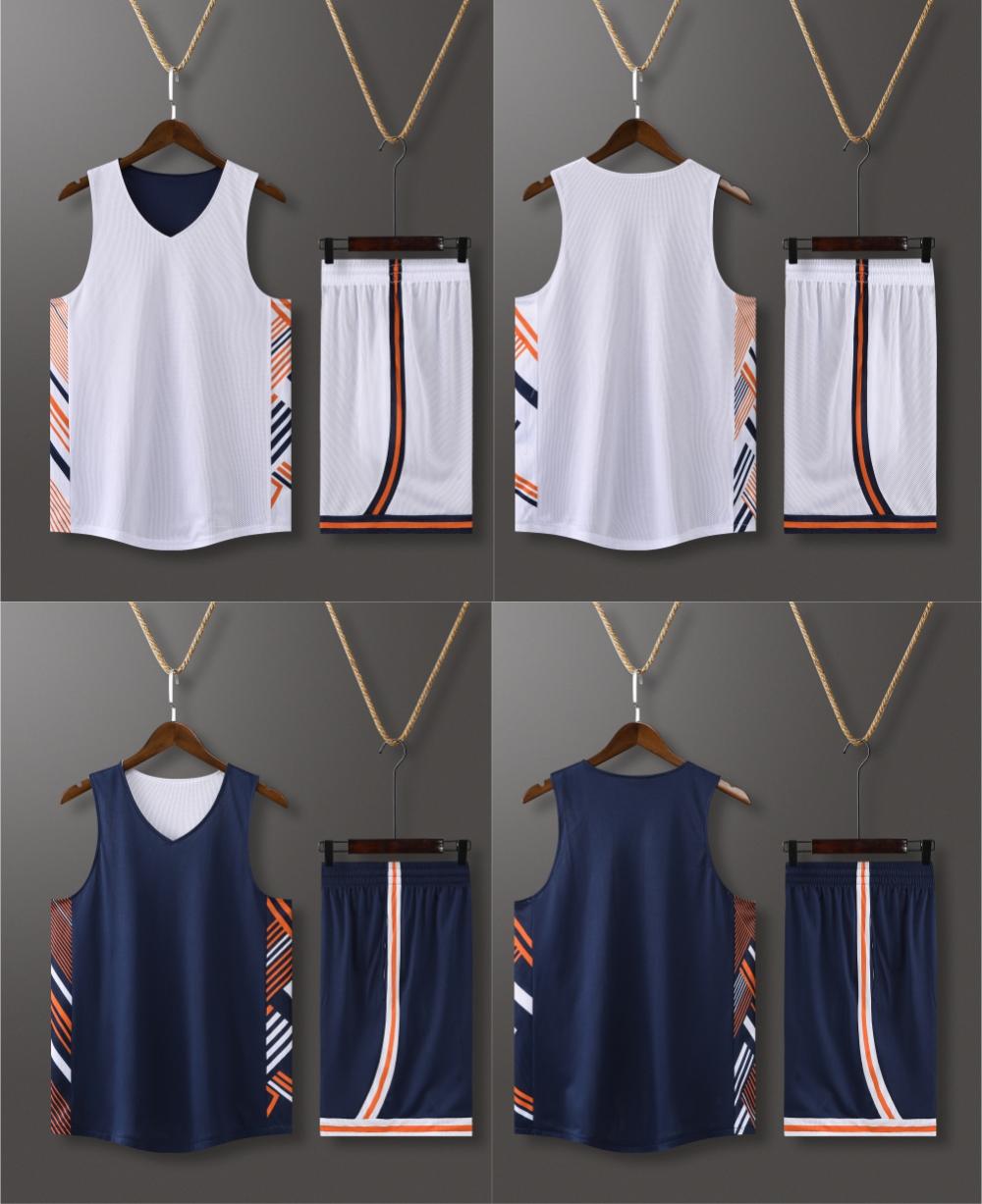 2026# American style double-sided basketball uniform