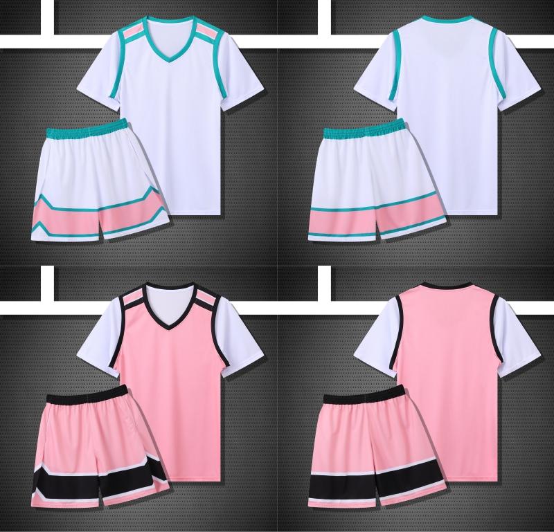 282# Fake two-piece basketball uniform set