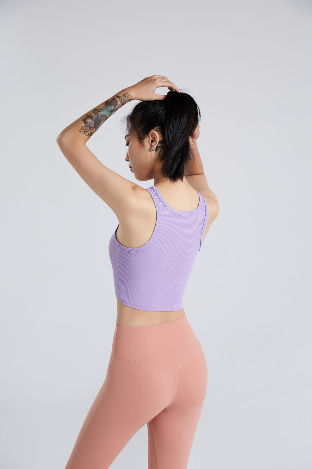 2107 Yoga Sports Vest Single Top (without bra)