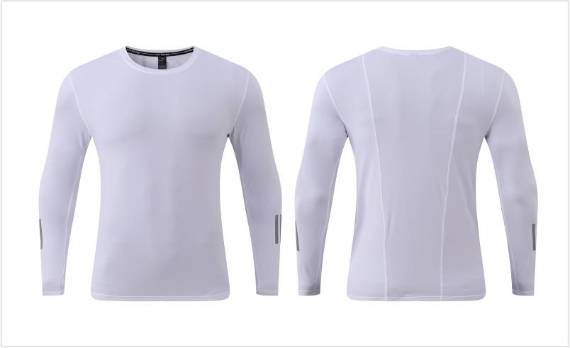 C-01# Long-sleeved fitness training T-shirt