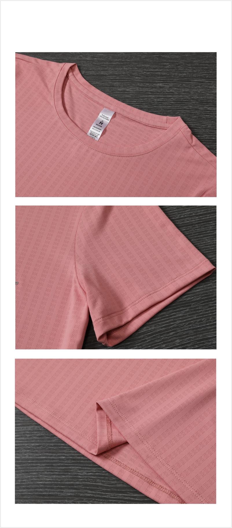 2115# Women elastic short-sleeved T-shirt