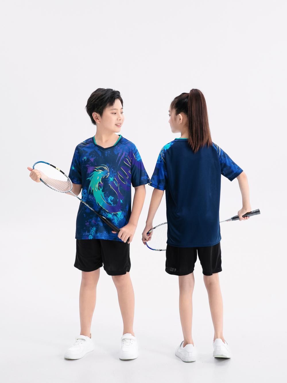 J-2027 Table tennis, badminton and volleyball tops, shorts, suits, Olympic Games uniforms