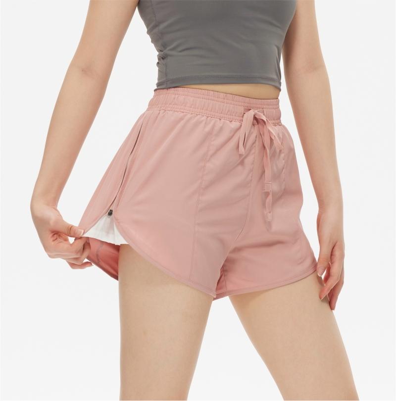 028# Women Double Layer Shorts Three Pants