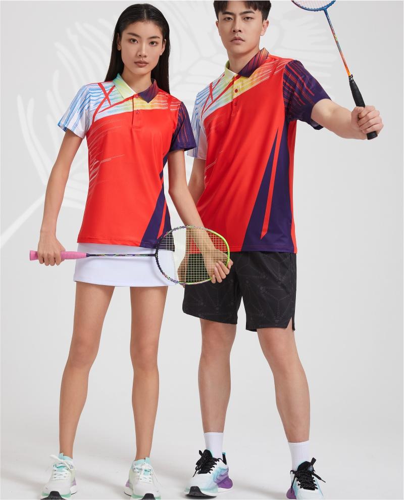 7901A men table tennis, badminton and volleyball tops, 7901B women and children clothing