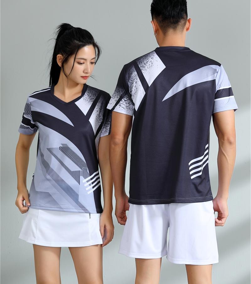 7506A men table tennis, badminton and volleyball tops, 7506B women and children clothing