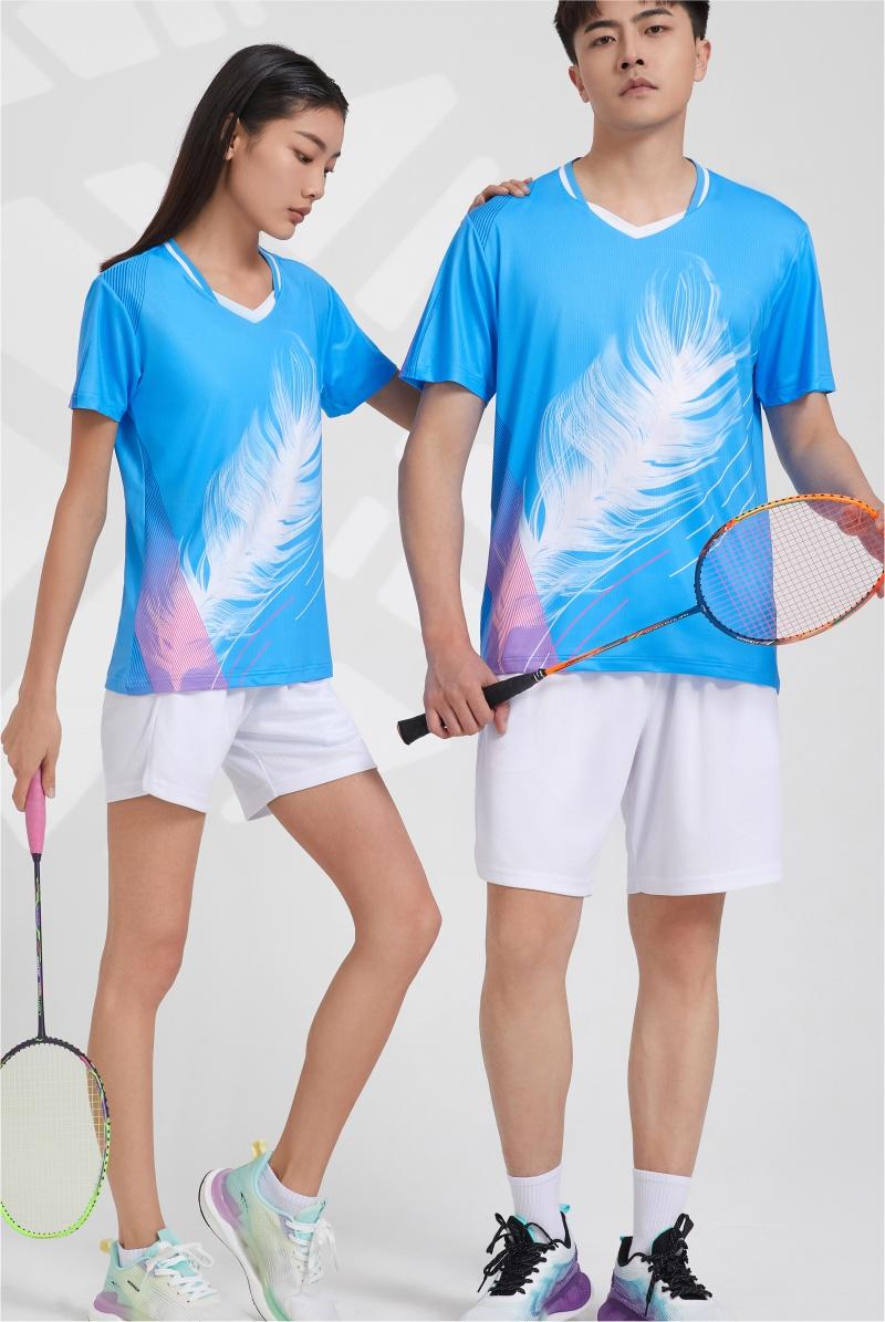 7904A men table tennis, badminton and volleyball tops, 7904B women and children clothing