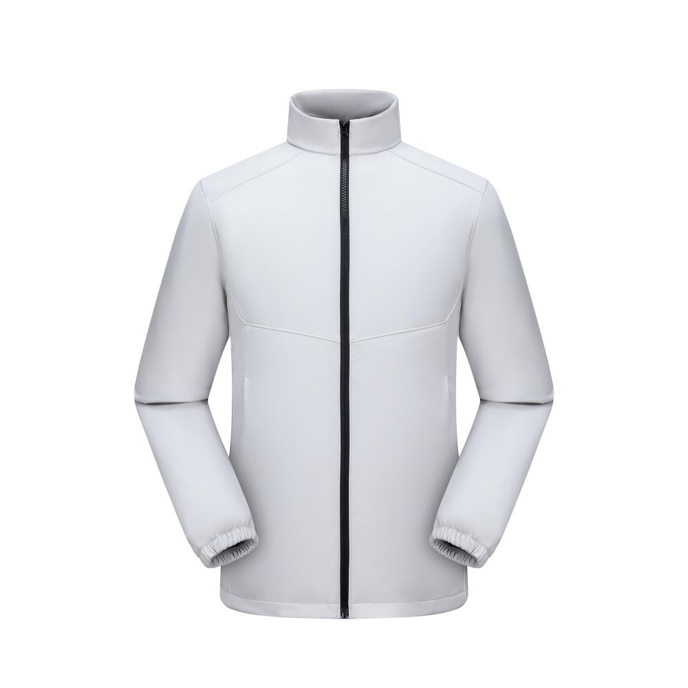 A6 style stand collar soft shell T800 composite fleece jacket, YKK zipper [main model]