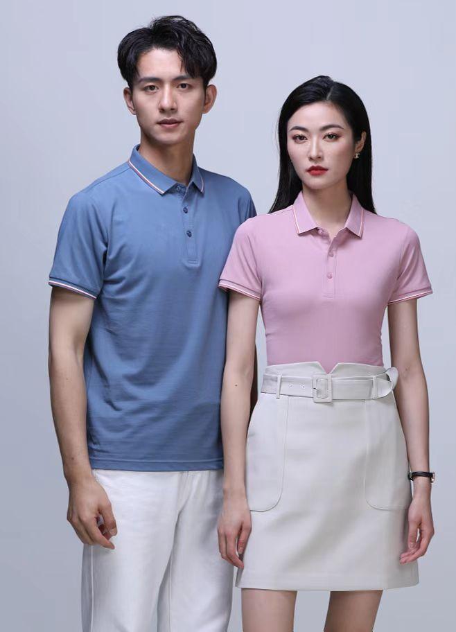 5561# 40s mulberry silk POLO shirt