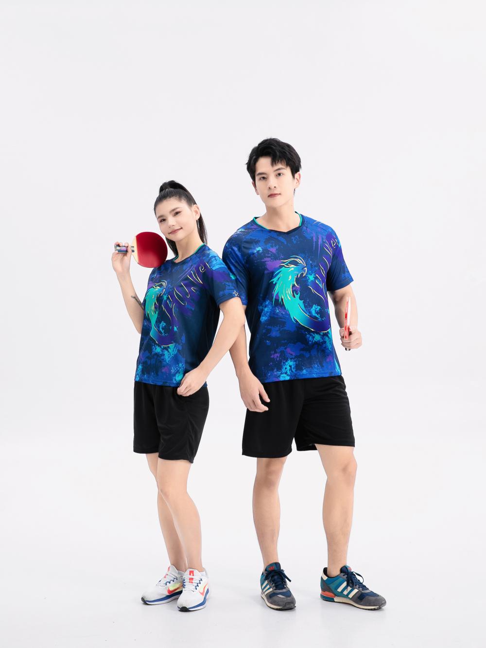 J-2027 Table tennis, badminton and volleyball tops, shorts, suits, Olympic Games uniforms