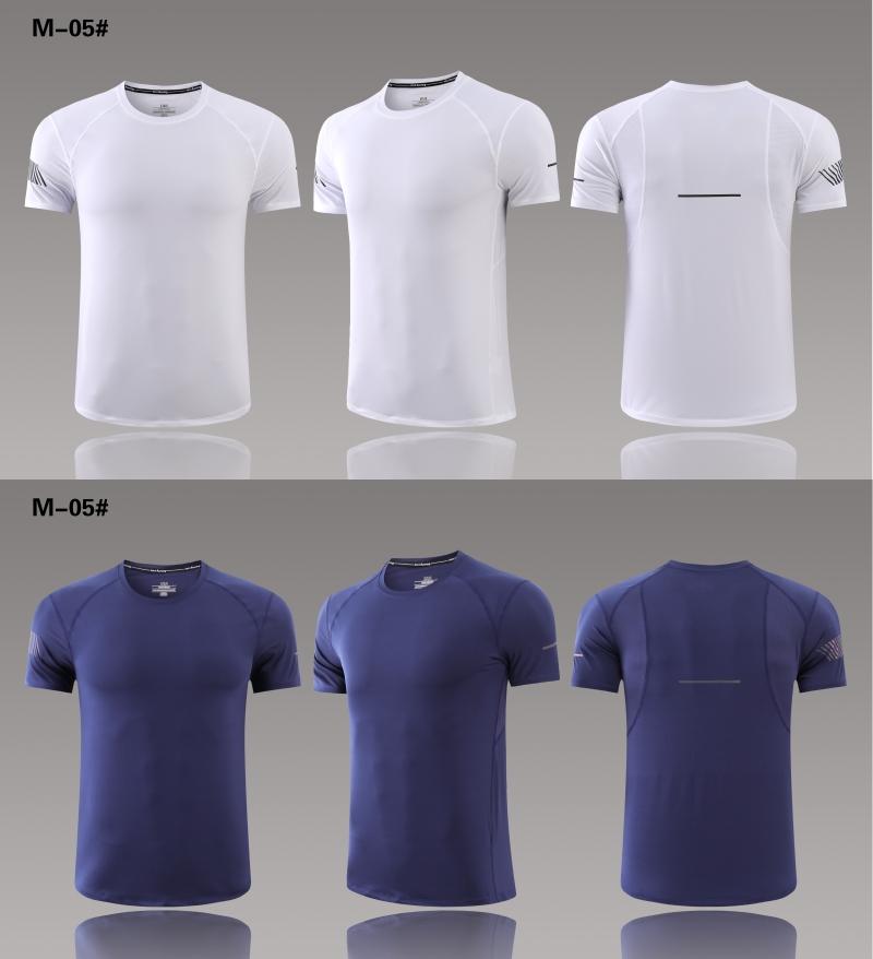 M-05# Short-sleeved fitness running T-shirt