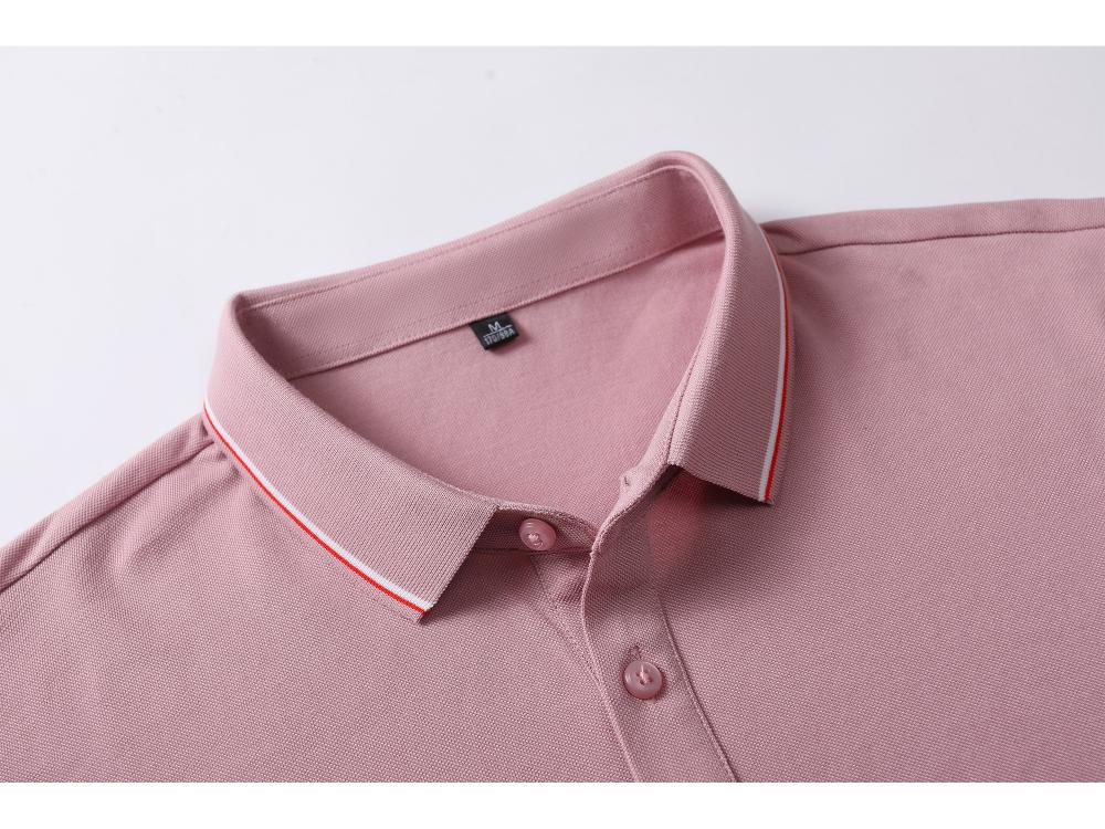 5561# 40s mulberry silk POLO shirt