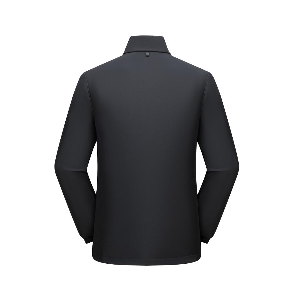 A6 style stand collar soft shell T800 composite fleece jacket, YKK zipper [main model]