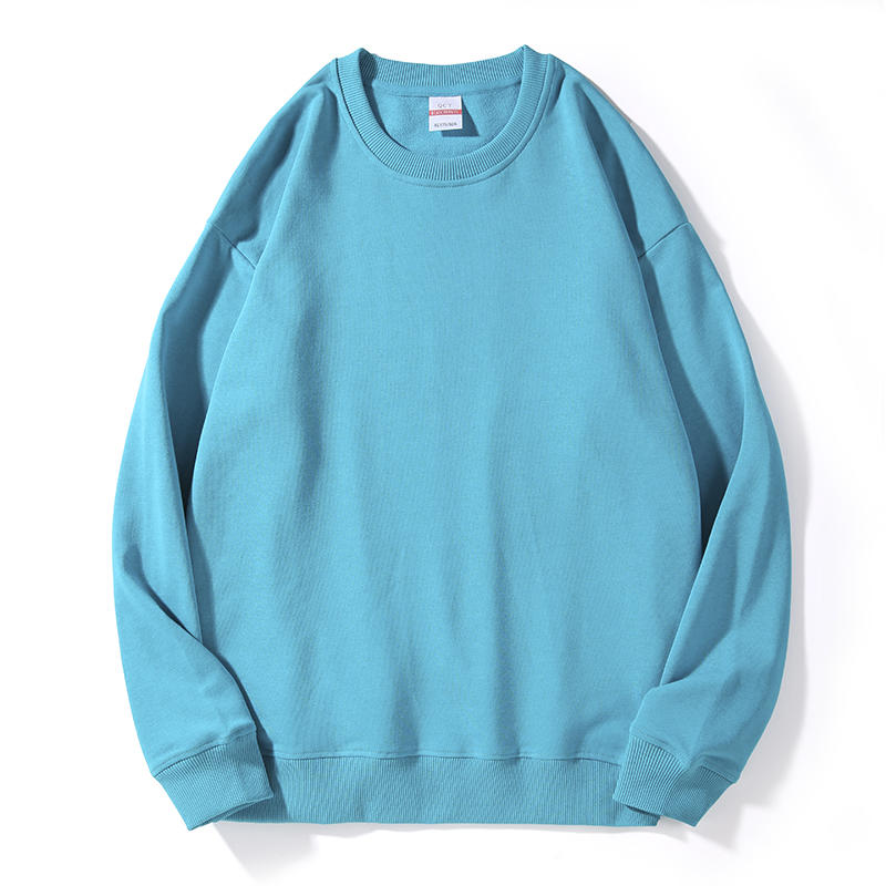 F-027#300g drop shoulder round neck sweatshirt