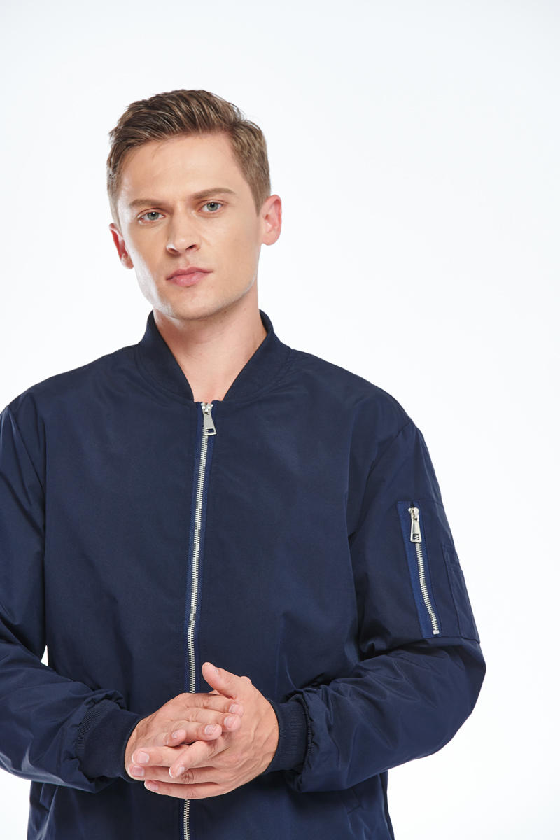 J21 flight jacket, single-layer stand-up collar jacket 21J