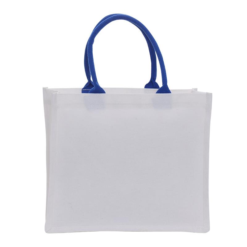 HZ023 Cultural and creative three-dimensional coated ribbon canvas bag