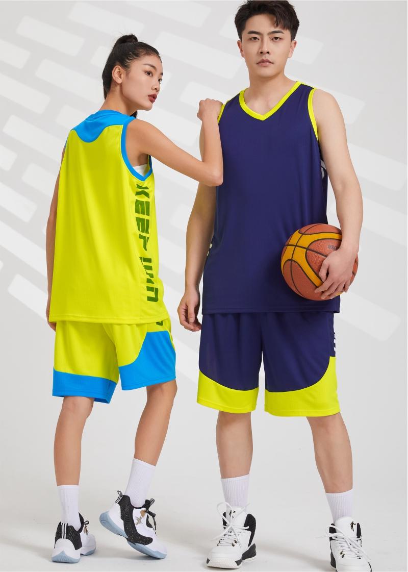 223105#Basketball uniform suit with two pockets