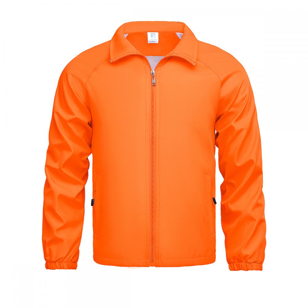 L4003# Double pocket zipper thin windbreaker jacket