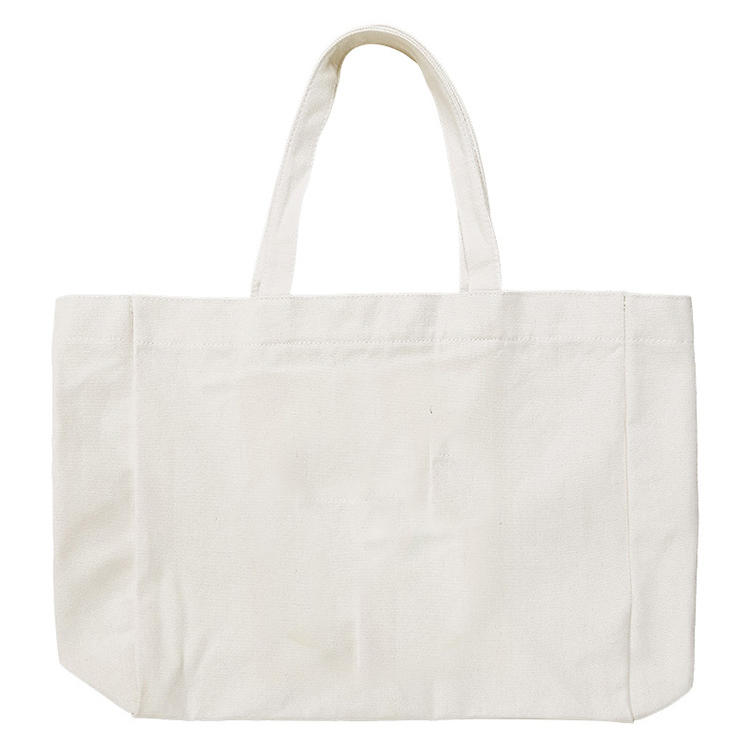 HZ09 12A Japanese style large canvas bag with bottom and side buckles