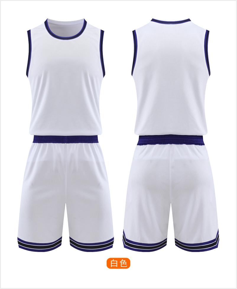 246# Basketball Suit Double Pockets Interlaced Slits