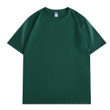 220g cotton heavyweight drop shoulder round neck short sleeve T-shirt H16-220