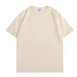 220g cotton heavyweight drop shoulder round neck short sleeve T-shirt H16-220