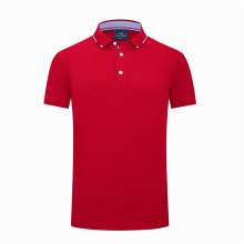 190g 40s ceramic mulberry silk lapel short-sleeved POLO shirt universal GJ34-2281