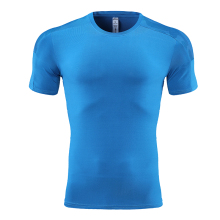 Elastic quick-drying sports round neck short-sleeved T-shirt G19-237