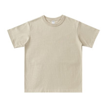 320g heavy solid color round neck short sleeve T-shirt D16-2409