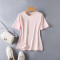Mulberry silk round neck short-sleeved T-shirt D07-2023006-1 female