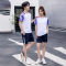 Summer men and women sportswear breathable T-shirt short set KE4-T666