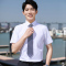 Slim temperament professional short-sleeved shirt for men and women DJ1-801 short-sleeved shirt