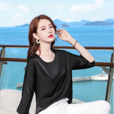 Elegant acetate mid-sleeve women base layer DR1-9981