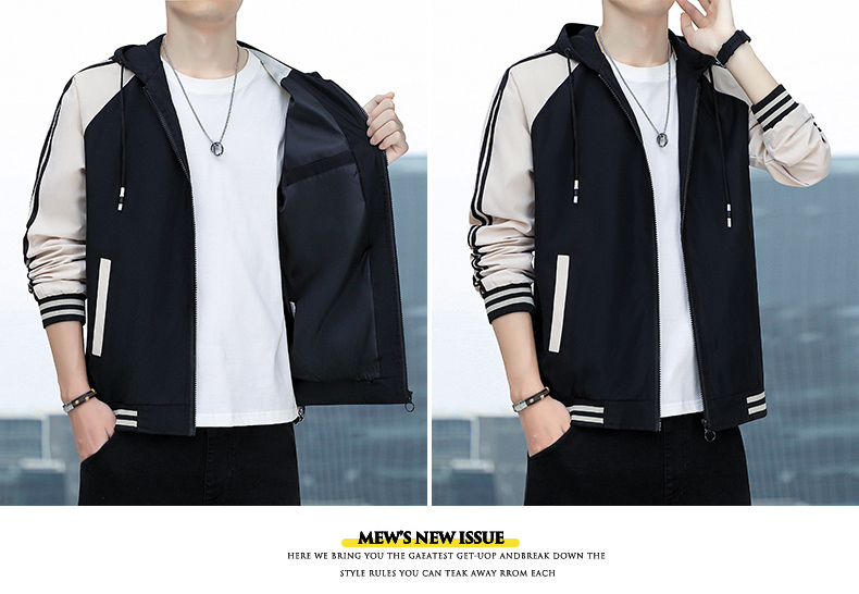 Hooded baseball jacket KA2-SBD-2301