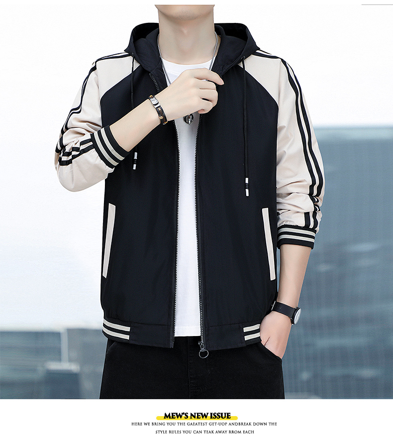 Hooded baseball jacket KA2-SBD-2301