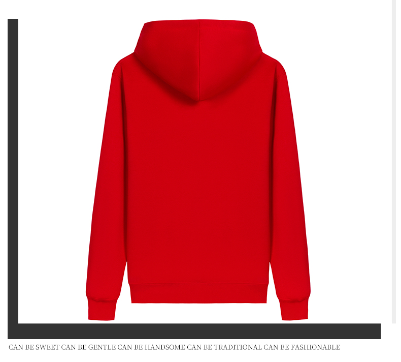 660g casual all-match thick velvet hooded pullover sweatshirt W01-A717