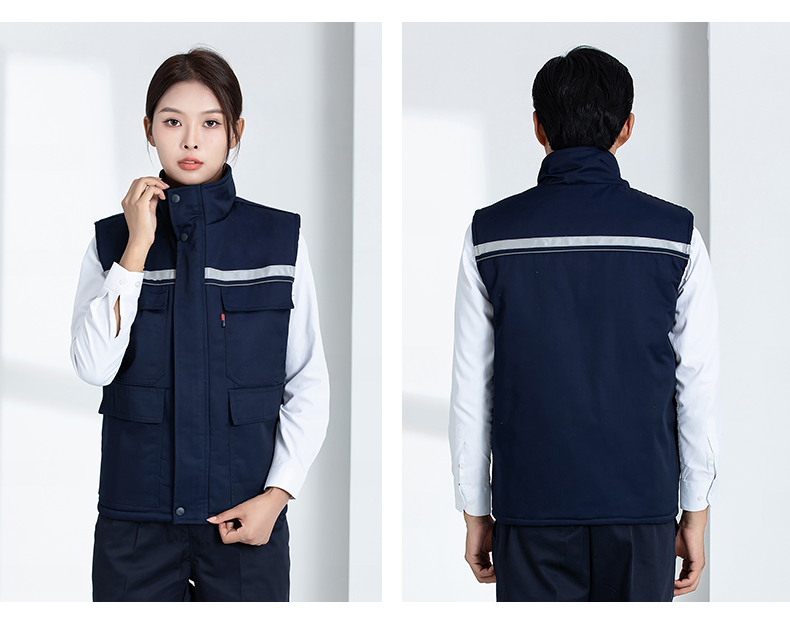 Double anti-static thick warm cotton vest H22-2383