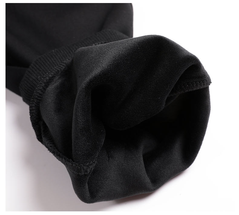 Pure cotton plus fleece warm trousers KX1-921