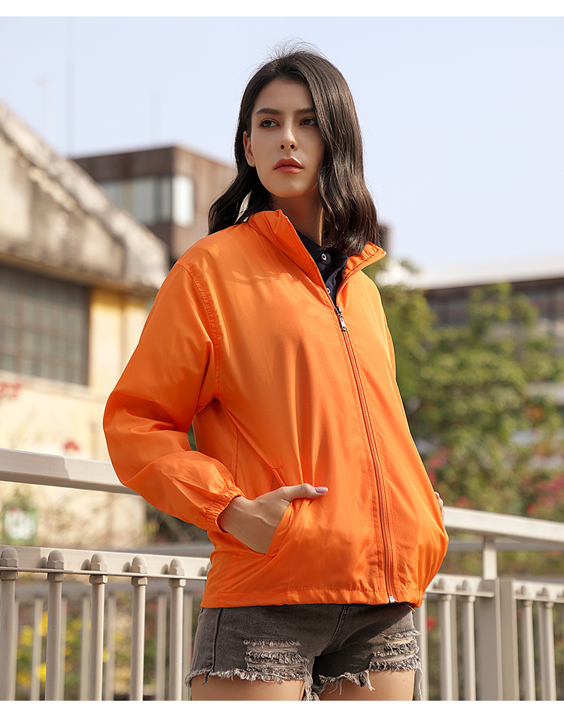 180g peach volunteer outdoor activity windbreaker CF602