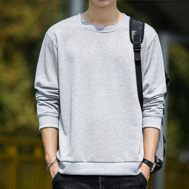 Spring and autumn thin imitation cotton round neck pullover sweatshirt men style G14-057