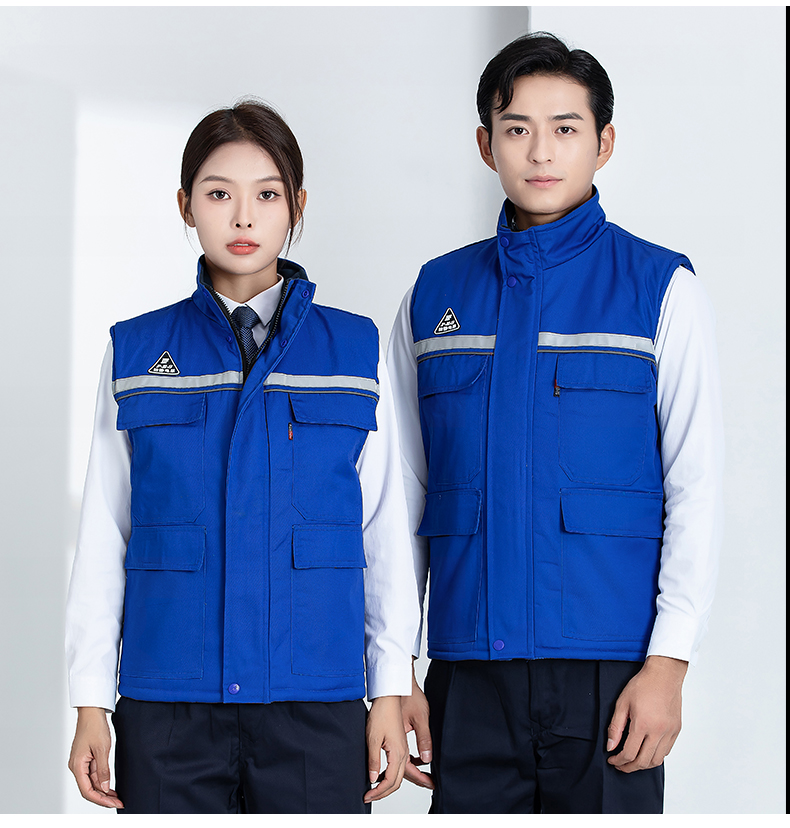 Double anti-static thick warm cotton vest H22-2383