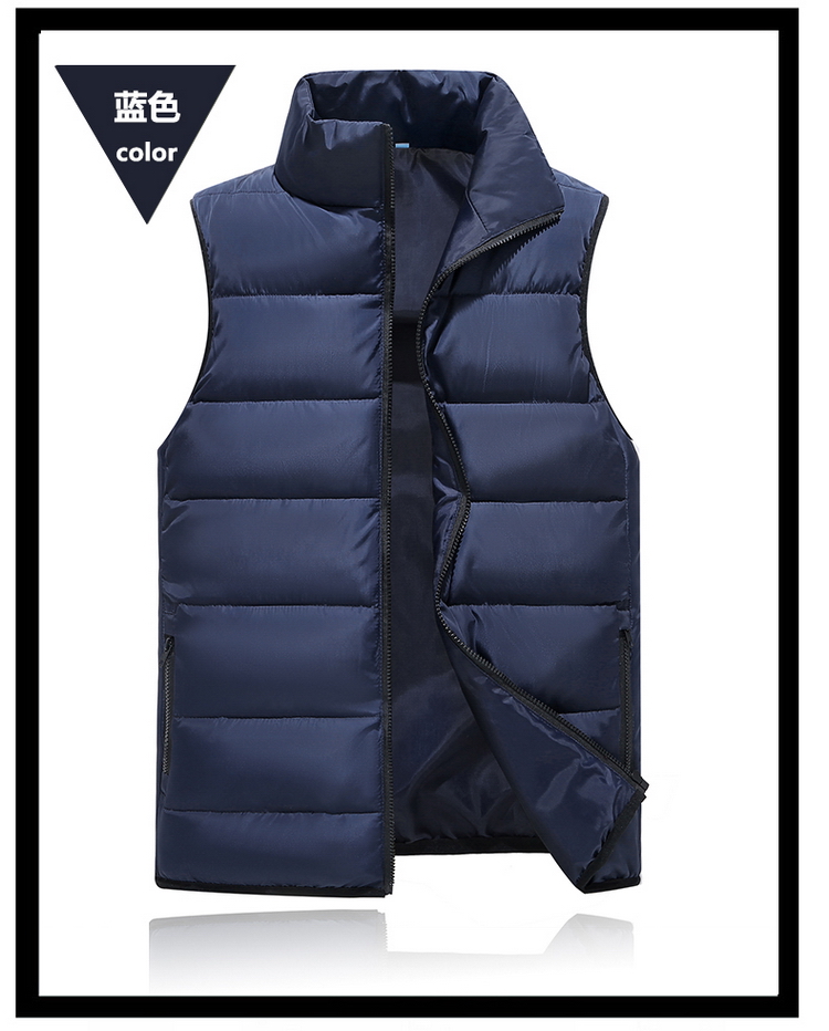 Casual warm down vest H04-611