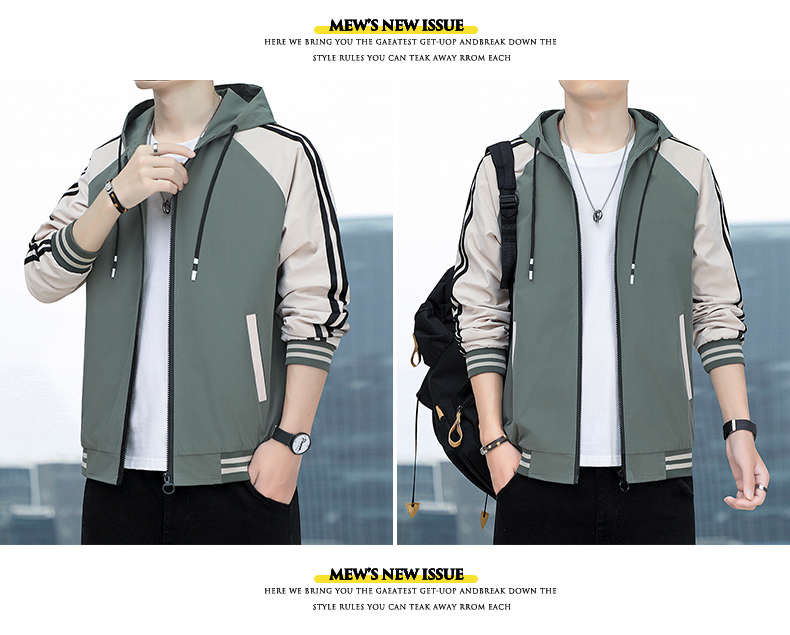 Hooded baseball jacket KA2-SBD-2301