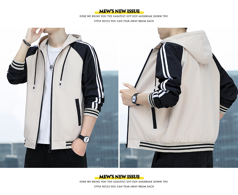 Hooded baseball jacket KA2-SBD-2301