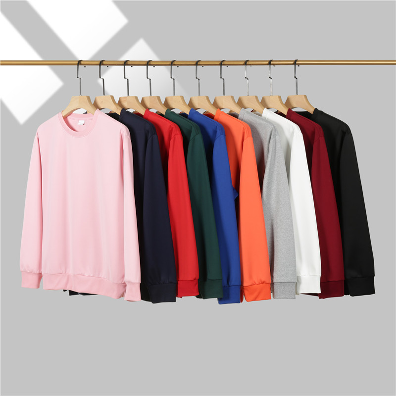 255g mercerized healthy cloth cross-border European size round neck sweatshirt GJ48-209