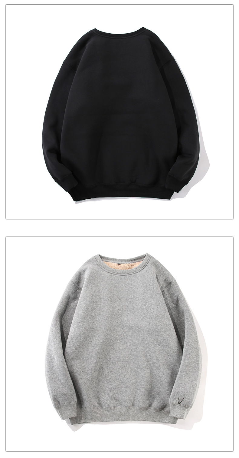 Lambswool Thickened Round Neck Sweater Universal L06-YGR02