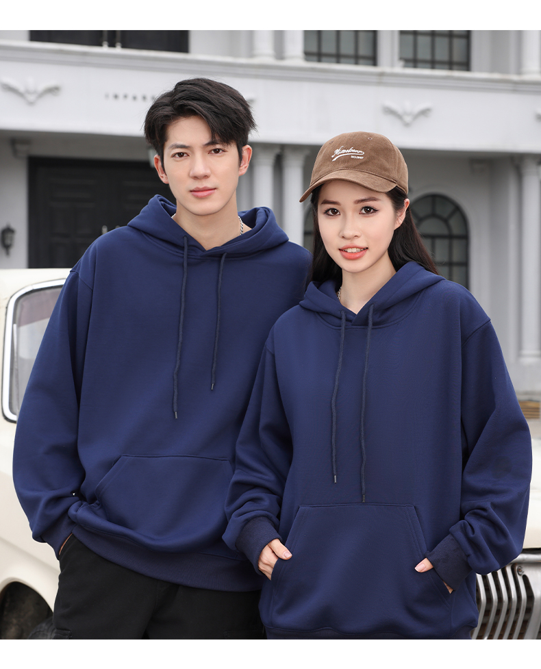 480g Chinese cotton Austrian grain velvet trendy brand hooded sweatshirt GJ18-BMY733