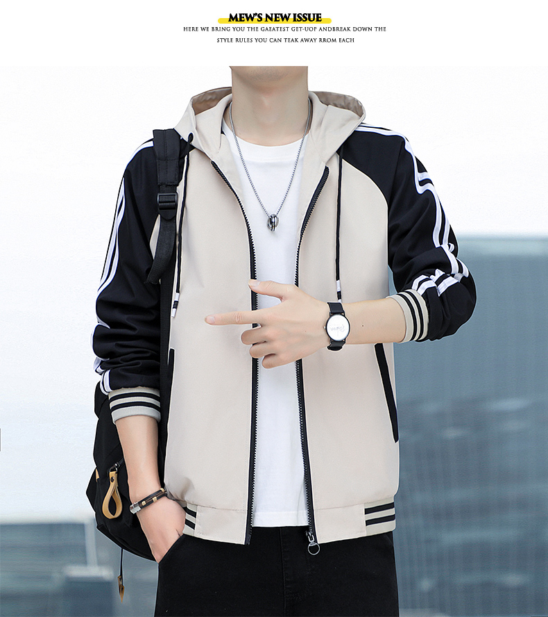 Hooded baseball jacket KA2-SBD-2301