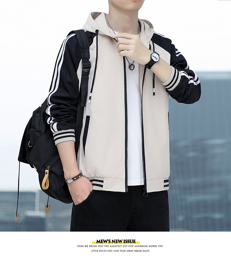 Hooded baseball jacket KA2-SBD-2301