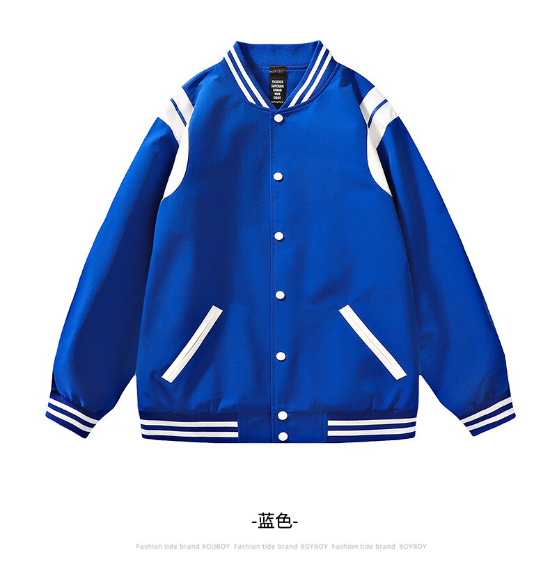 American loose-fitting simple baseball jacket KA2-JAG2007